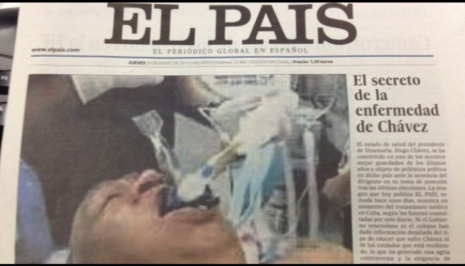 Twitter, Venezuela, Cáncer, Redes sociales, El País, Estado de salud, Falsas fotos de Hugo Chávez