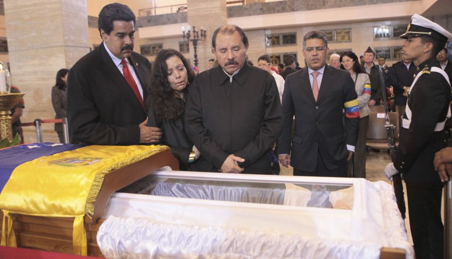 Hugo Chávez, Funeral, Nicaragua, Daniel Ortega